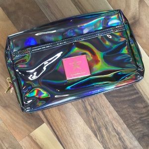 Black Holographic Makeup Bag